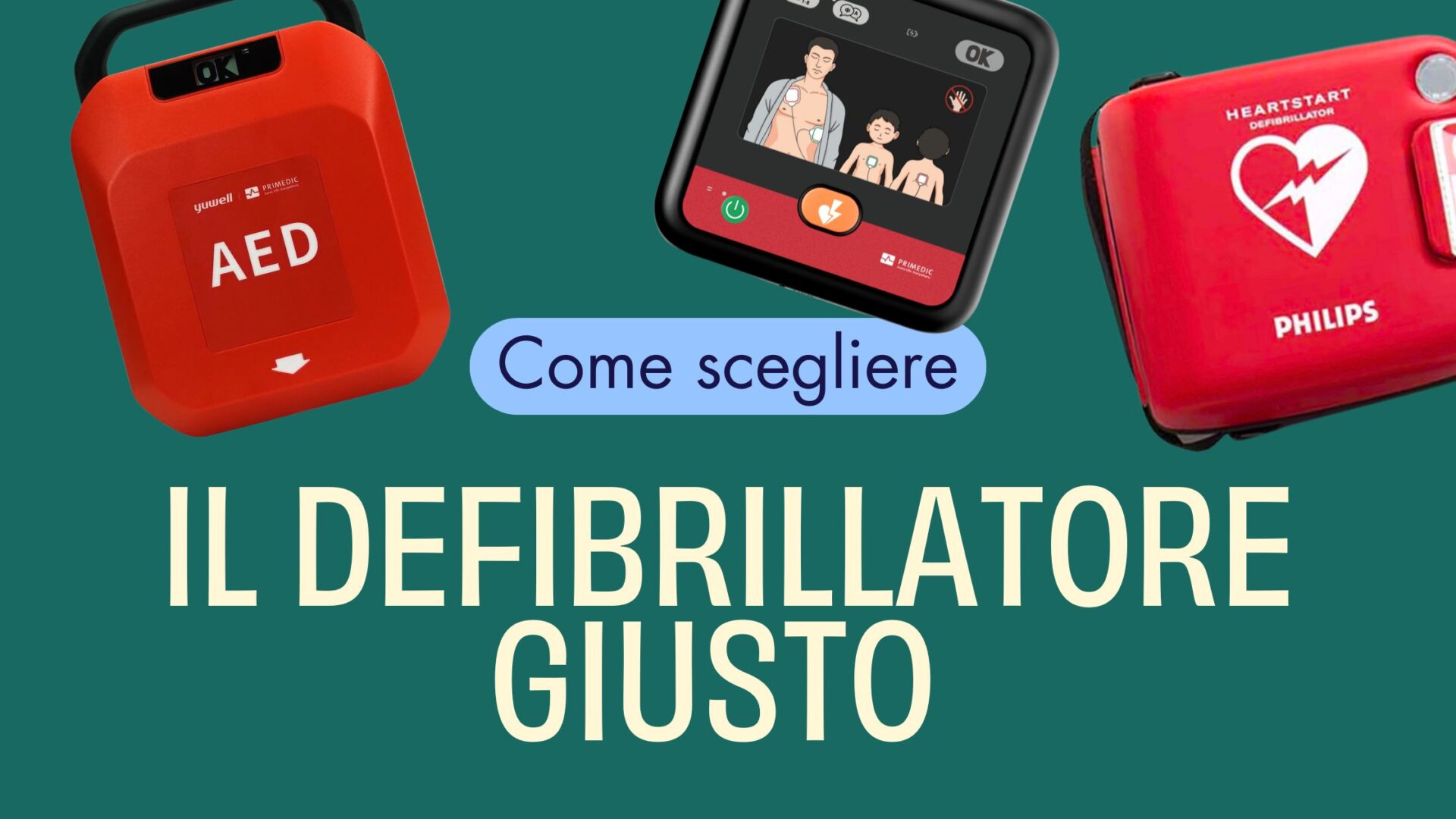 Come Scegliere il Defibrillatore Giusto per il tuo Ufficio: 3 Fattori da Considerare