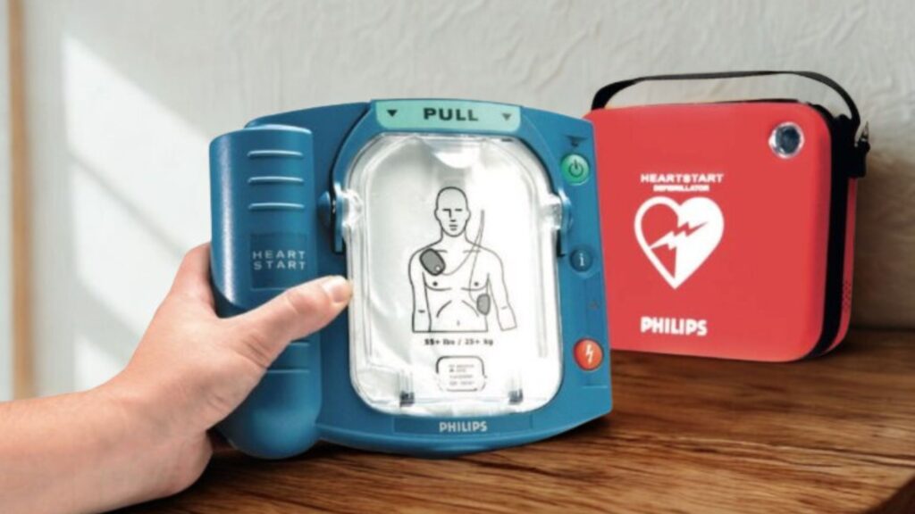 heartstart hs1 philips con contenitore